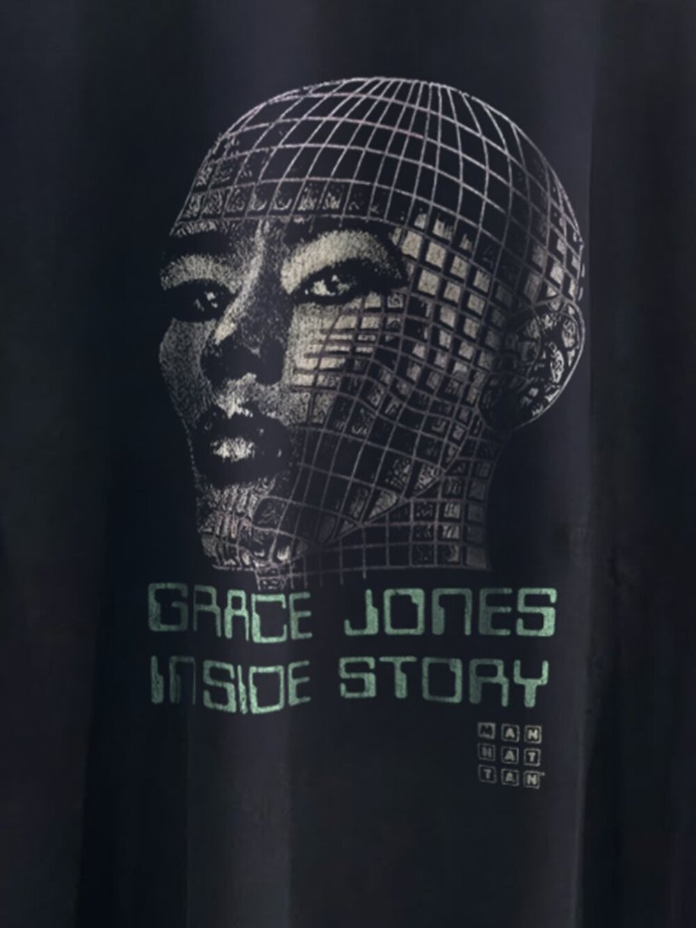 1986 Grace Jones Inside Story Rare  Black T-Shirt